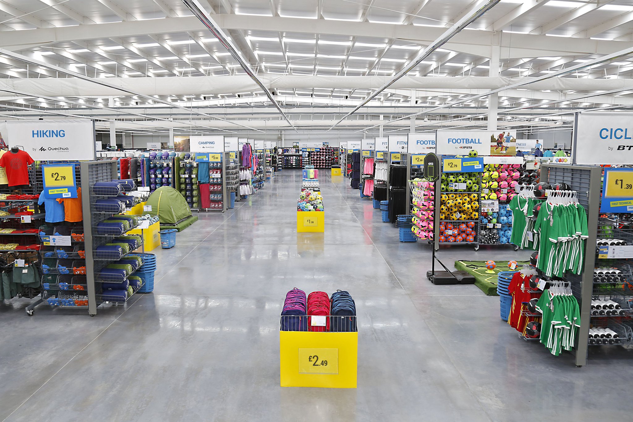 Borne d'appel vendeur chez Decathlon