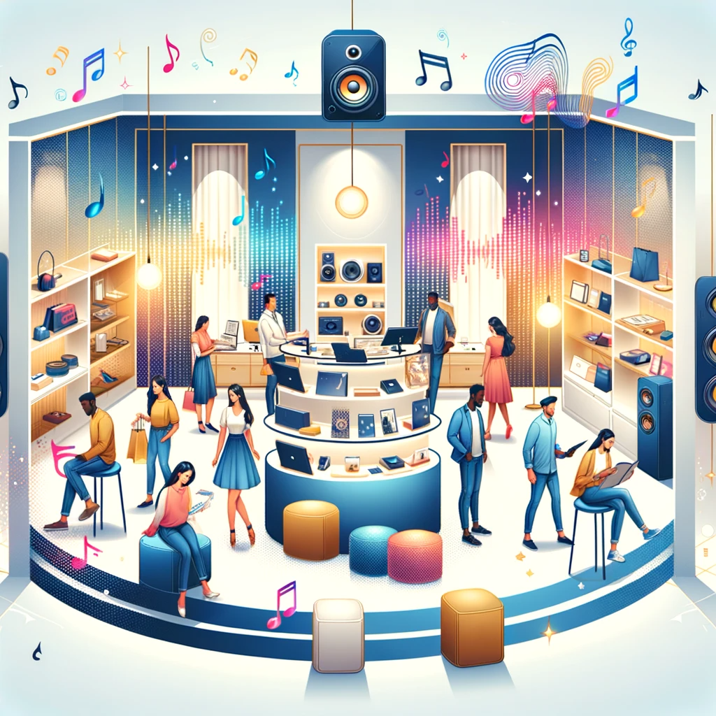 Ambiance musicale en magasin
