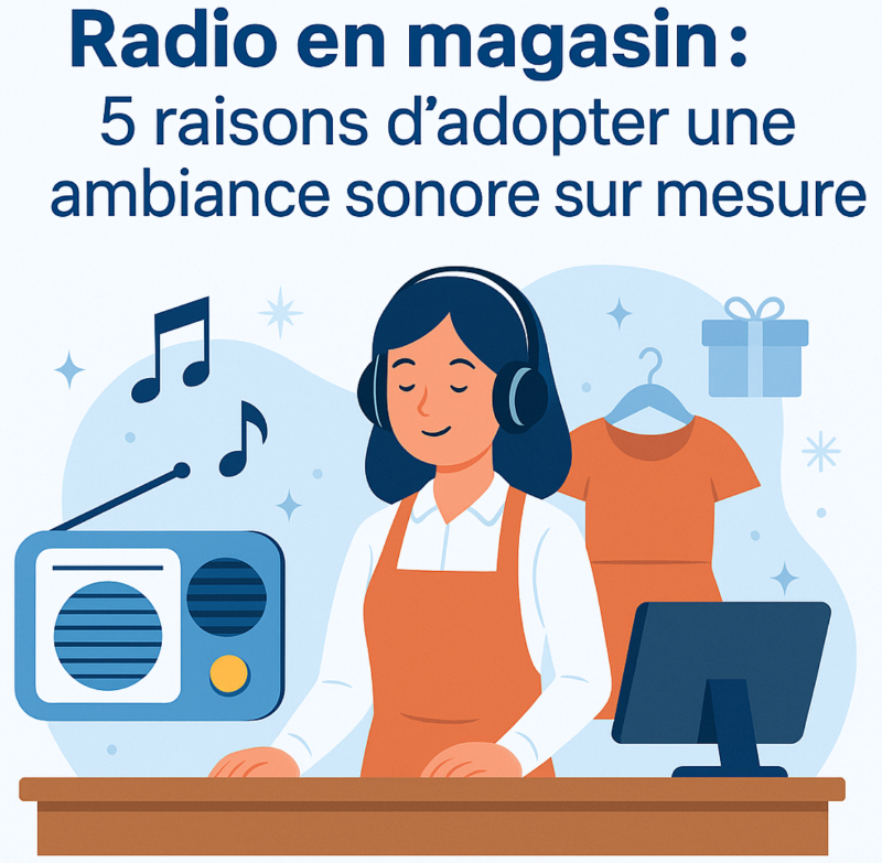 radio en magasin par Mediavea
